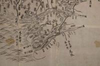 ４　5　細見伊勢国絵図（伊勢国大絵図）　木版墨刷　約107ｘ143cm