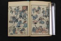 2　5　豊国年玉筆　一陽斎豊国画　木版彩色刷　２５丁