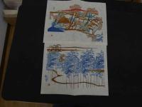 ６　5　稲垣稔次郎作品集　日本新薬創立６０周年記念出版　全12枚　型染作品2枚付