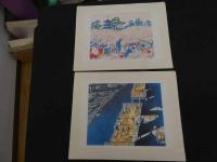 ６　5　稲垣稔次郎作品集　日本新薬創立６０周年記念出版　全12枚　型染作品2枚付