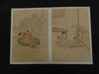 ６　5　春宮図　紙本著色　約29×20　１０図　１帖