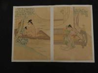 ６　5　春宮図　紙本著色　約29×20　１０図　１帖
