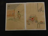 ６　5　春宮図　紙本著色　約29×20　１０図　１帖