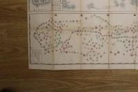 5　5　伊豆国輿地実測全図　銅版色刷　約66×56.5㎝