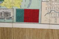 5　5　改正新版大坂明細全図　銅版彩色刷　約50×71㎝