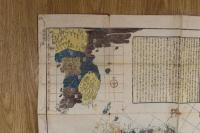 5　5　大坂細見全図　江戸後期頃刊　木版彩色刷　約51×72.5㎝