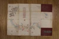 5　5　大坂細見全図　江戸後期頃刊　木版彩色刷　約51×72.5㎝