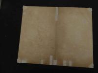 5　5　勾当内侍秋夜宮中ニテ撫箏図　石版色刷　約32×38㎝