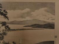 5　5　丹後国天之橋立　大日本三景　石版刷　約38×48㎝