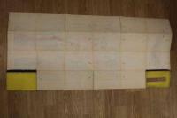 5　5　宇内各国盛衰全図　レイルズ著　永井陽信幹訳　穴山篤太郎　木版彩色刷　約107×49㎝