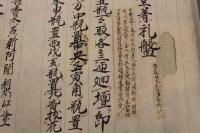 4 5　胎蔵界次第（仮題）享保8年写　約30ｘ326cm