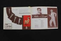 ６　5　日劇ミュージックホール　パンフレット　昭和28年2月　伊吹まり　マリー松原　R・テンプル　カレンダー付