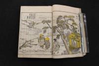 ６　5　東海道名所図会　秋里籬島編　北尾政美等面　6巻合本　全2冊　地誌　和本　古文書