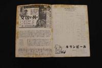 ６　5　OSミュージックホール　パンフレット　1956.8　No.25　トニー谷　邦ルイズ　K・水町　ヌードショー　古文書