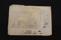 5　5　引札の下絵　約28×40㎝　17種18枚