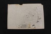 5　5　引札の下絵　約28×40㎝　17種18枚