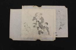 5　5　引札の大絵　約28×40㎝　2枚