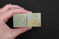 5　３　⑦石印材　獅子　30×30×80㎜　2個　書道　篆刻