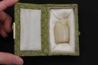 5 3　④石印材　獅子　22×14×34㎜　書道　篆刻