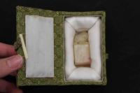 5 3　②石印材　獅子　17×14×39㎜　書道　篆刻