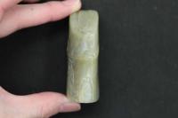 5 3　⑥石印材　竹　40×22×58㎜　書道　篆刻