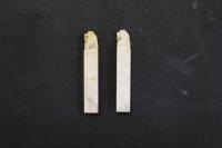 5　5　①石印材　獅子　10×10×60㎜