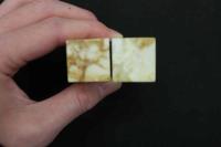 5　5　⑤石印材　獅子　20×20×78㎜　2個