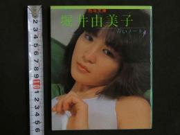 ４　堀井由美子　熱写文庫　青いノート