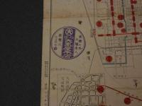 ２　5　京都案内図　電車明細　京都三条大橋東入　旅館　大黒屋本店　約27×37㎝