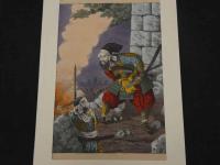 ２　5　歴史画　石版色刷　約35.5×27㎝