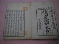 傷寒論大意　上下　２冊
