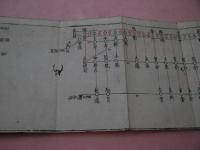 経孔準縄　国書未掲載　約１７×４９０cm　折帖　１帖
