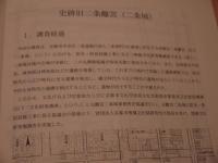 史跡旧二条離宮(二条城)・平安京冷然院跡　　京都市埋蔵文化財研究所発掘調査報告　2005-16、2009-14・15、2010-12　4冊