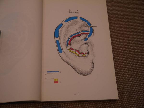 P.ノジエ 耳介反射点便覧 257P(PAUL F.M NOGIER(著) ) / 古本、中古