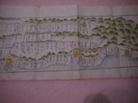 陸奥国津軽三郡行程記　紙本着色　約２０×３３０cm　１舗　青森県立図書館蔵と同系統