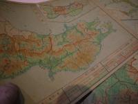 パズル　日本地図　朝鮮　台湾　８枚　揃い