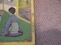 小学女礼式図解　１８×２４cm　彩色木版刷り　１３図　(十六から二十九)