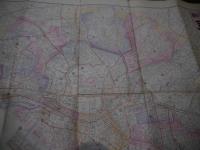最新東京全図　約５４×７８cm　袋なし　１枚