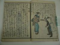 柳のしをり　１７丁　１７×１２cm　彩色木版刷り　１冊
