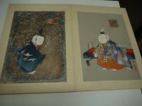 能楽人形集　彩色木版刷り　３０図　４２．５×３０cm　１帖　