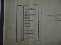 Mythological　Japan　ALEXANDER.F.OTTO　THEODORE　S.HOLBROOK フィラデルフィア　限定500部　英文　１冊　