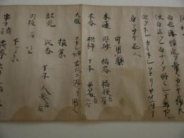 小児五疳之見様之事　１７．５×２９５cm　紙本墨書　１巻　