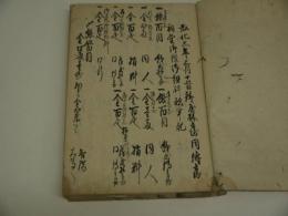 諸御法事記　二番　東本願寺流　写本　１冊　