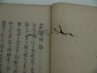 恐惶神論　庚申三月某識　写本　１冊
