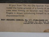 ROY　Rogers　COMICS　№１７７　英文　１冊