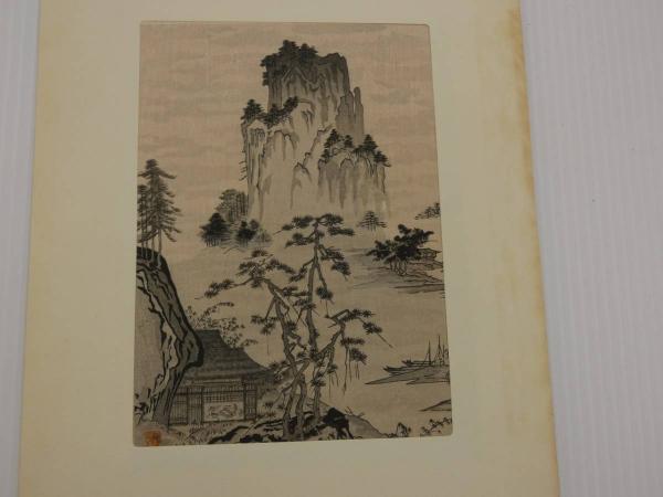 古画名品集 木版画6枚組 解説付き 京都版画院 / 古本、中古本、古書籍