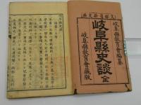 岐阜県史談　刊本　１冊