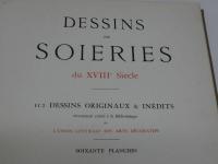 DESSINS　DE　SOIERIES　図版６０枚　改装本　仏文