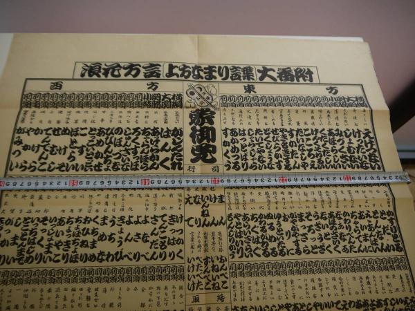 浪花方言 上方なまり言葉 大番附 / あんず古書店 / 古本、中古本