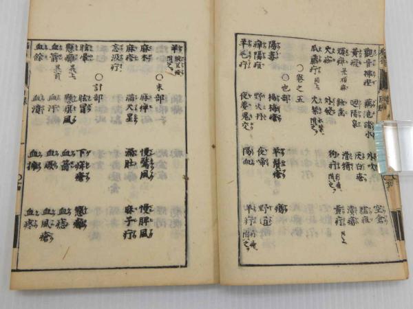病名彙解 刊本 7巻 全5冊 目録(蘆川桂洲) / 古本、中古本、古